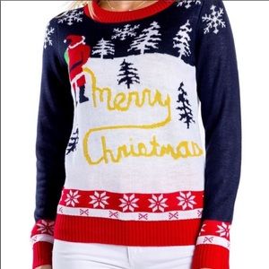 NWOT Ugly Holiday Sweater - Yellow Snow Ugly